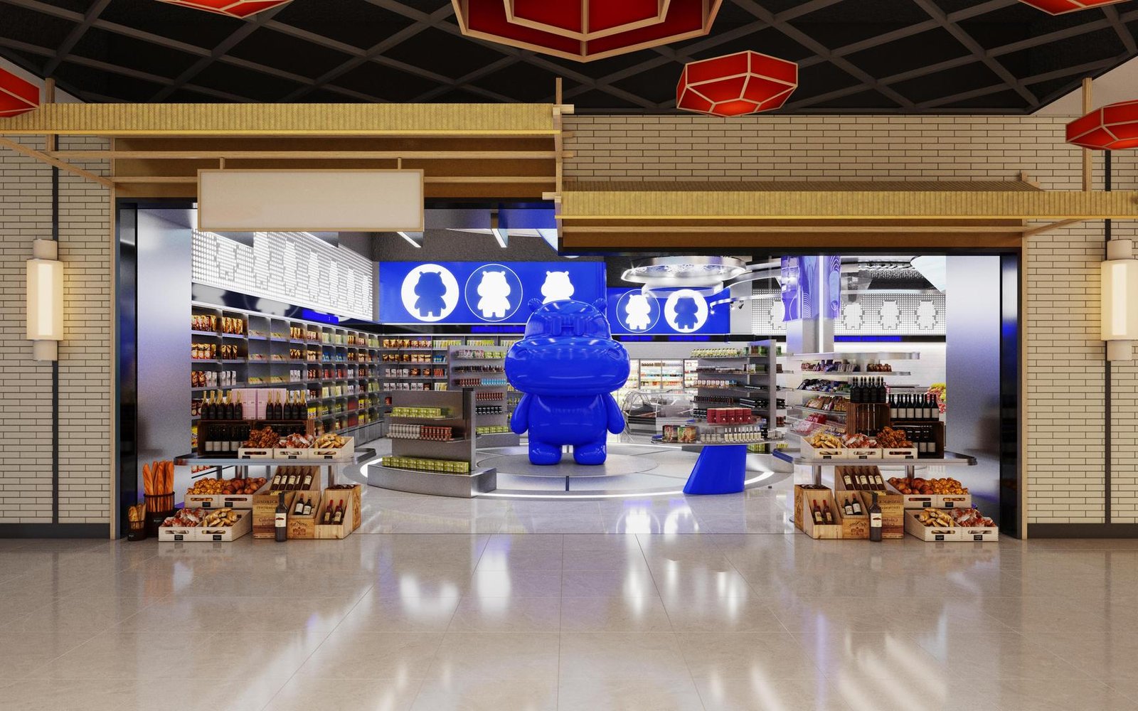 HIPPO BOX Supermarket – Dubai Mall UAE