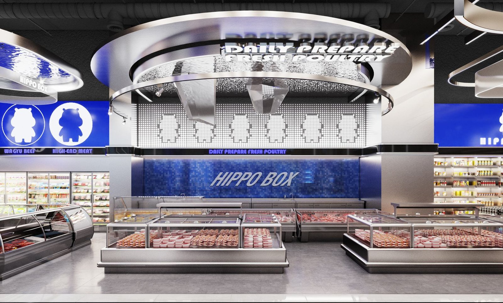 HIPPO BOX Supermarket – Dubai Mall UAE