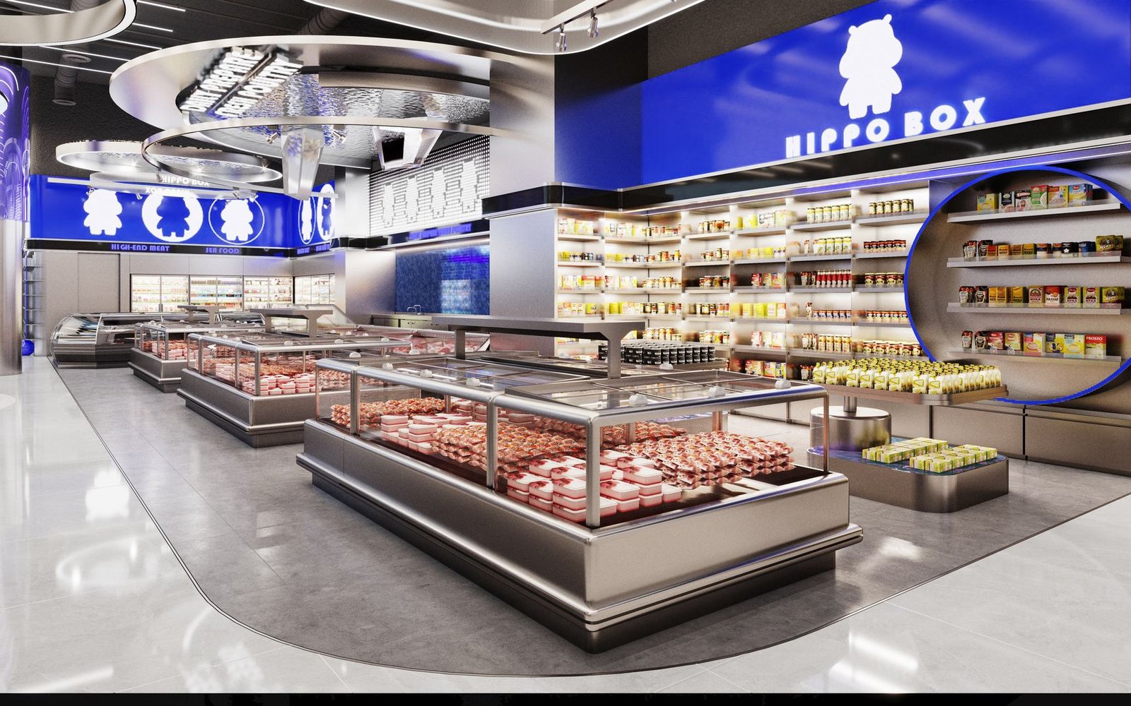 HIPPO BOX Supermarket – Dubai Mall UAE