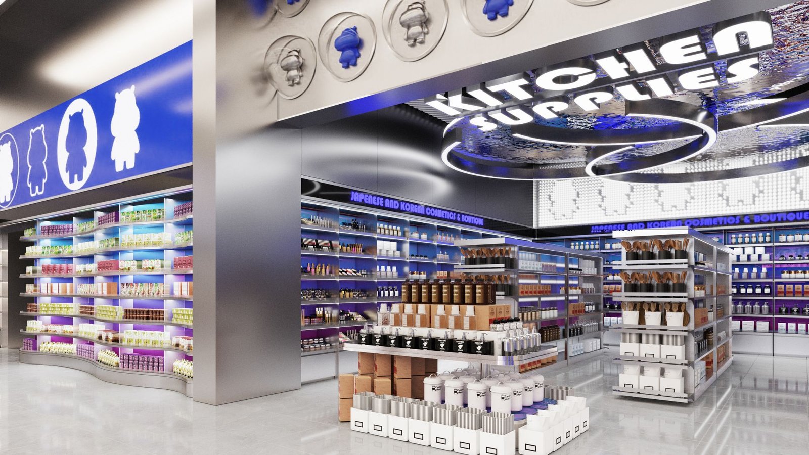 HIPPO BOX Supermarket Dubai Mall UAE-700㎡