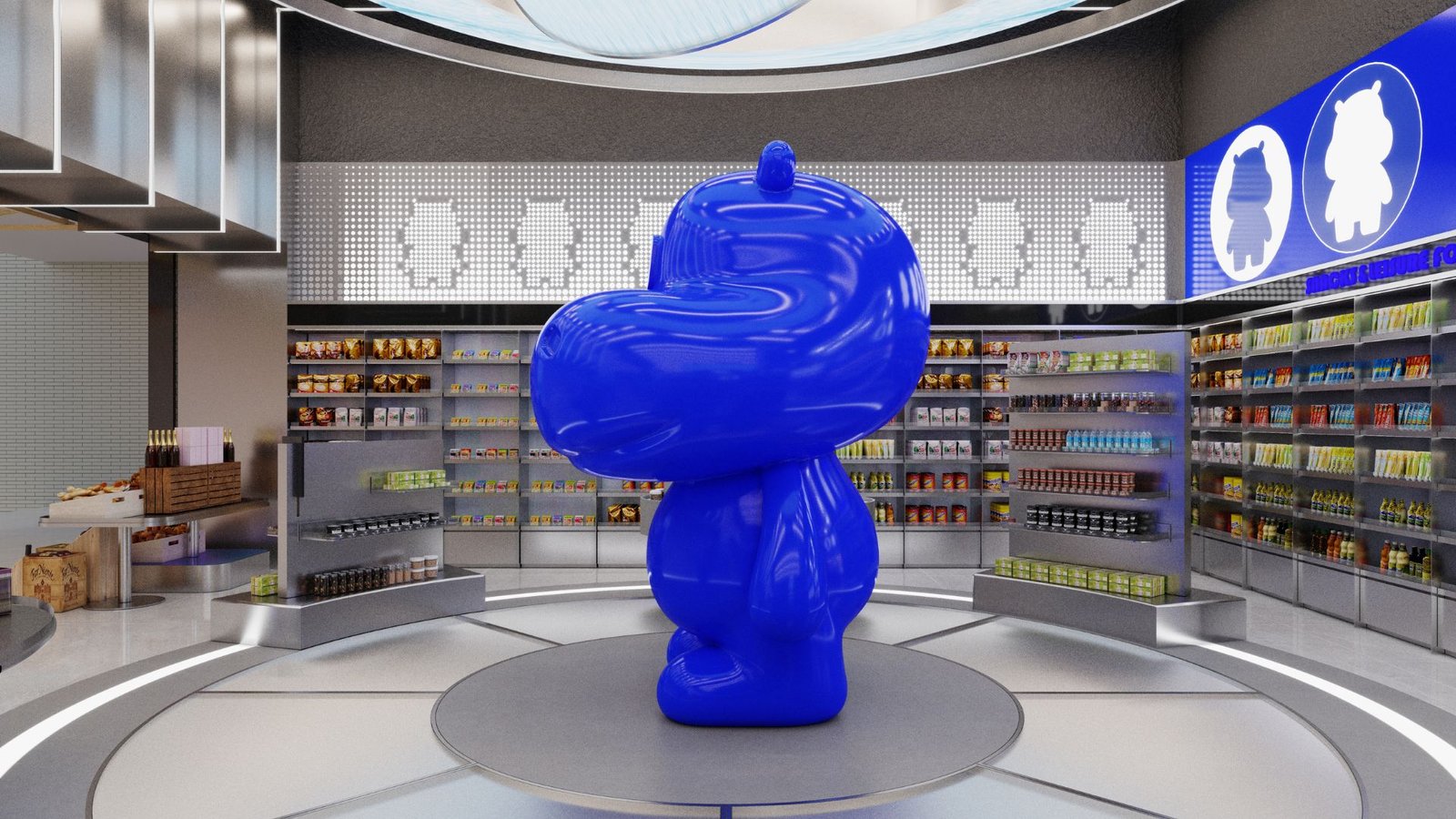 HIPPO BOX Supermarket Dubai Mall UAE-700㎡