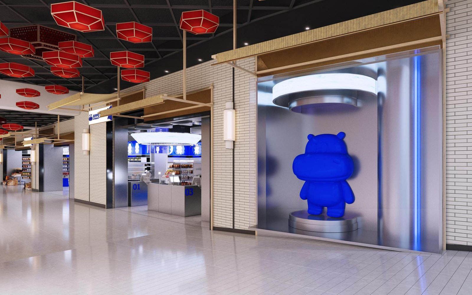 HIPPO BOX Supermarket – Dubai Mall UAE