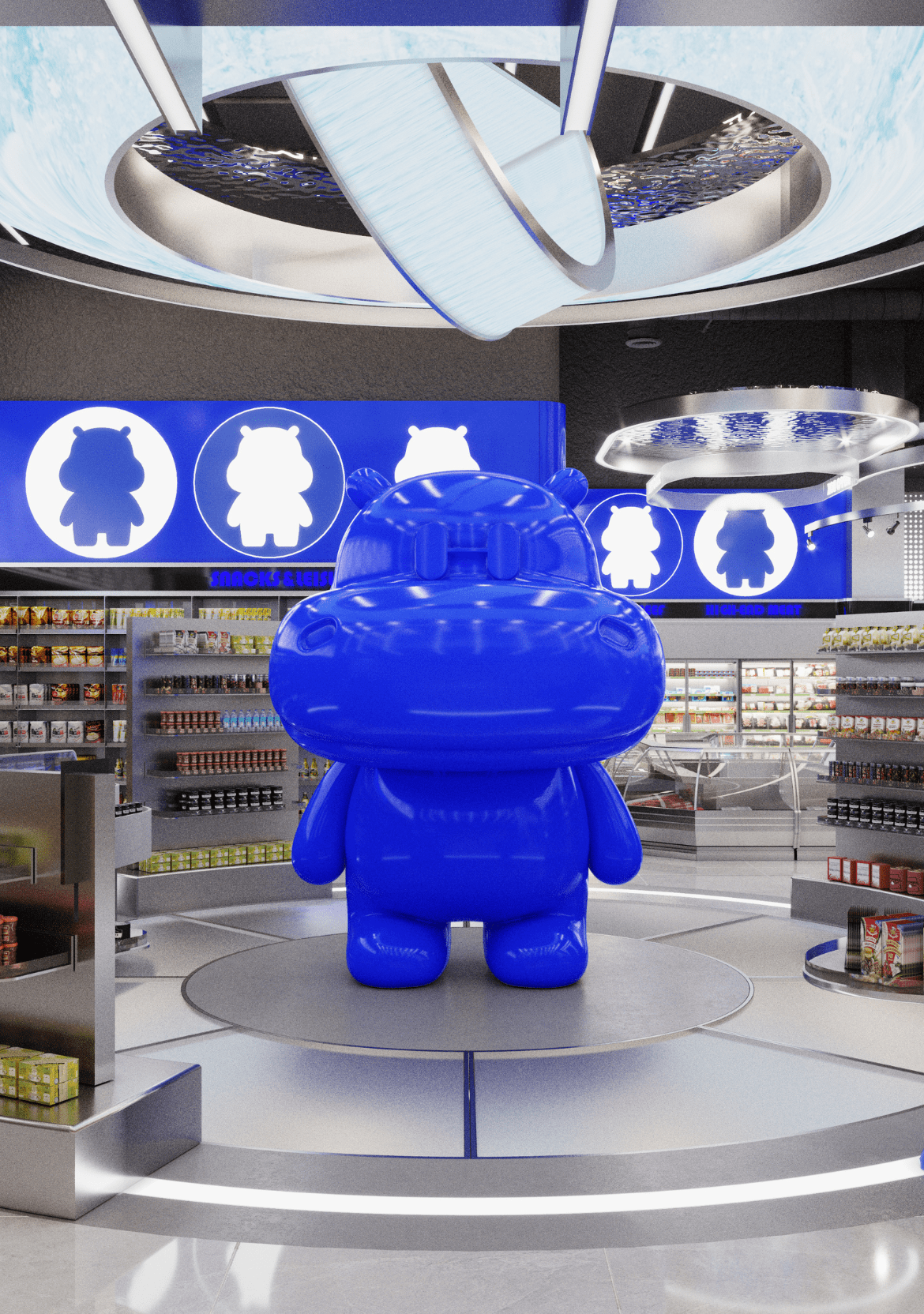 HIPPO BOX Supermarket – Dubai Mall UAE