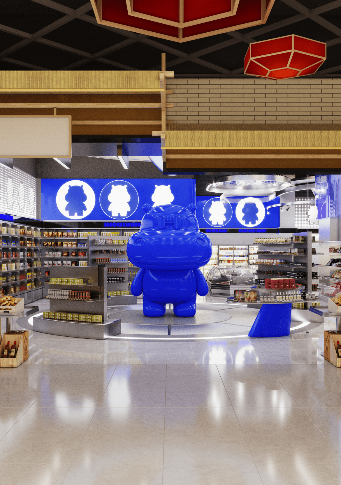HIPPO BOX Supermarket – Dubai Mall UAE