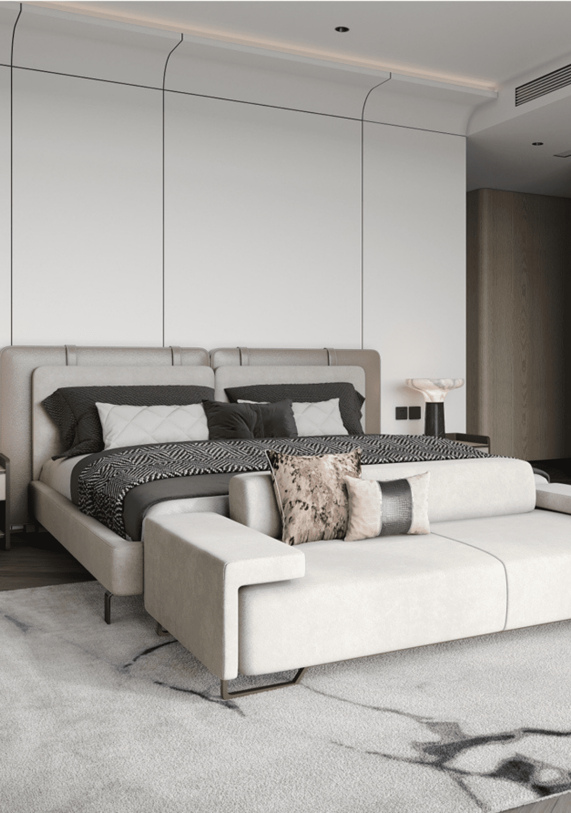 Hangzhou One Mansion Residential Soft Furnishing Design Project